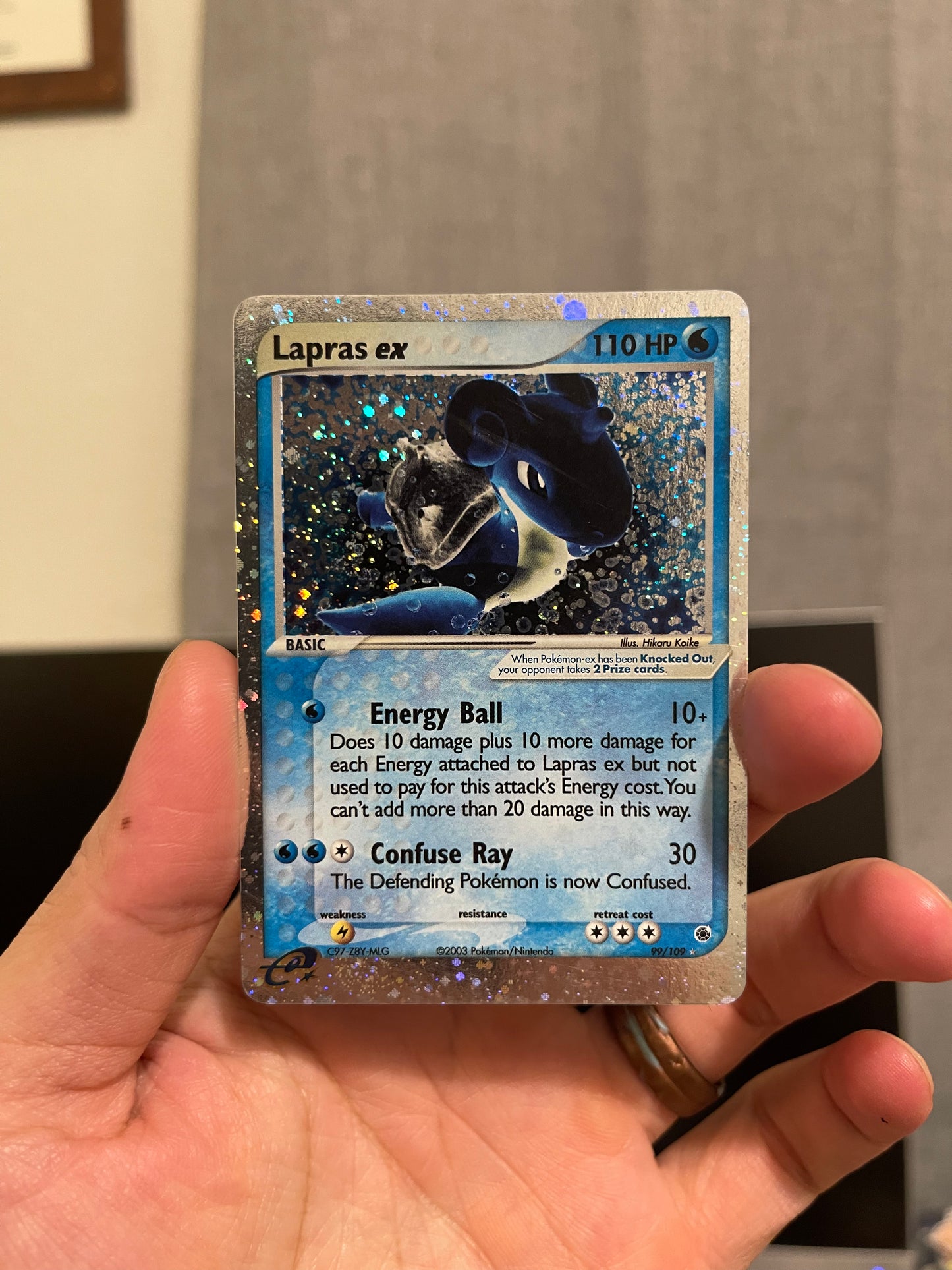Lapras ex SWIRL Ruby Sapphire